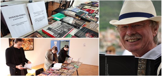 Poznati britanski izdavač darovao rijetku stručnu literaturu splitskoj Umjetničkoj akademiji